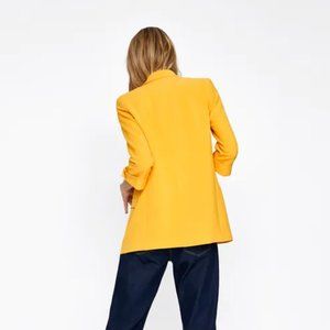 Dark Yellow/Gold Zara Blazer in Medium